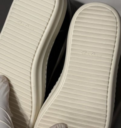 Rick Owens forest green vintage sneakers