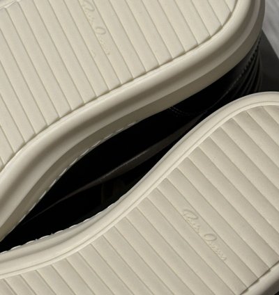 Rick Owens forest green vintage sneakers
