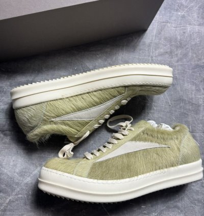 Rick Owens Fur Acid Milk Vintage Sneaks