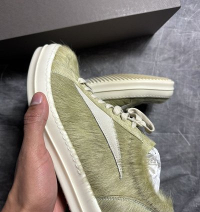 Rick Owens Fur Acid Milk Vintage Sneaks