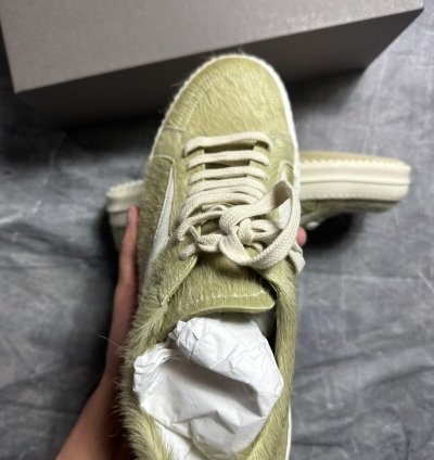 Rick Owens Fur Acid Milk Vintage Sneaks