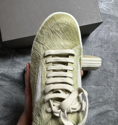 Rick Owens Fur Acid Milk Vintage Sneaks