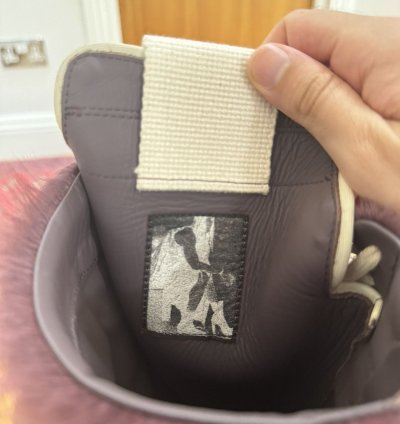 Rick Owens Fur Cargobasket Amethyst