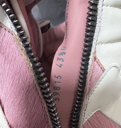 Rick owens fw22 strobe pony hair pink geobasket