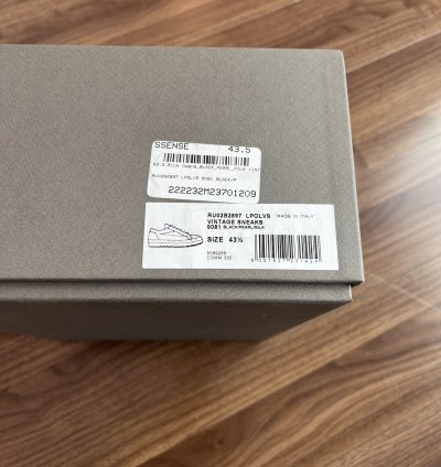 Rick Owens FW22 Strobe Vans