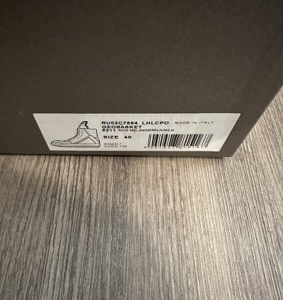 Rick Owens FW23 Grinch Hair Geobaskets Size 40