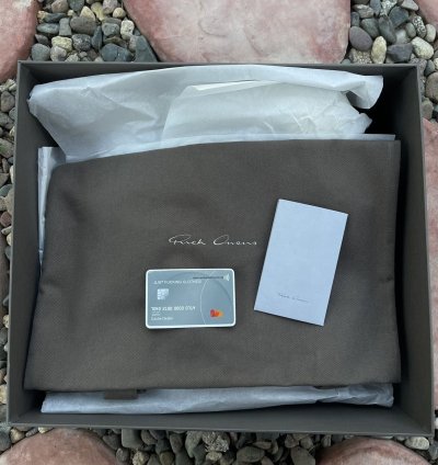 RICK OWENS FW24 PORTERVILLE JUMBOLACED SNEAKERS