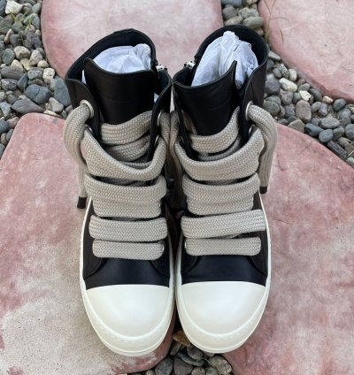 RICK OWENS FW24 PORTERVILLE JUMBOLACED SNEAKERS
