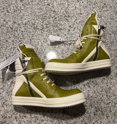 Rick Owens Geobasket Acid Milk Milk