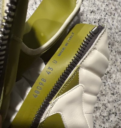 Rick Owens Geobasket Acid Milk Milk