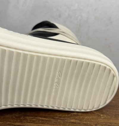 Rick Owens Geobasket Black Milk