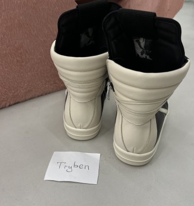 Rick Owens Geobasket Black Milk