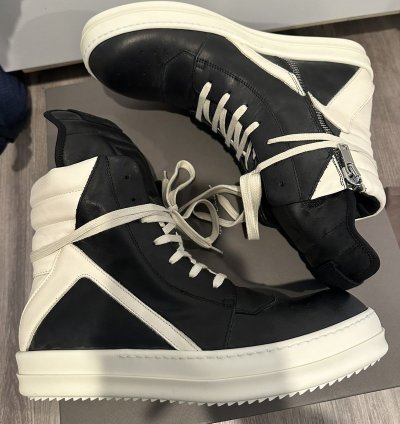 Rick owens geobasket black Milk Size 42