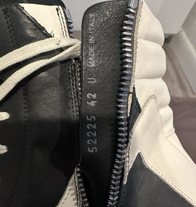 Rick owens geobasket black Milk Size 42