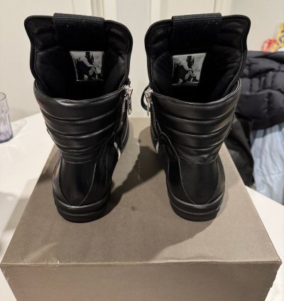 Rick Owens Geobasket Blistered Leather