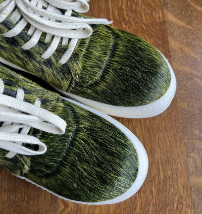 Rick Owens Geobasket Grinch Pony Hair - Size 41