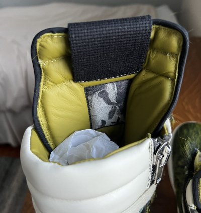 Rick Owens Geobasket Grinch Pony Hair - Size 41