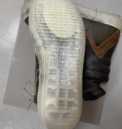 Rick Owens Geobasket High Top Sneakers SS19 - Blujay