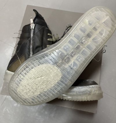 Rick Owens Geobasket High Top Sneakers SS19 - Blujay