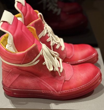 Rick Owens Geobasket Hot Pink