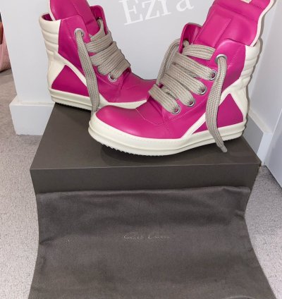 Rick Owens Geobasket Hot Pink Size 43
