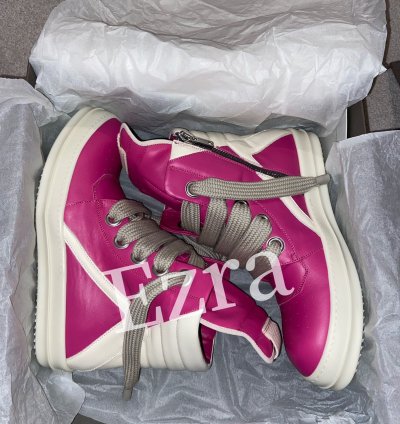 Rick Owens Geobasket Hot Pink Size 43