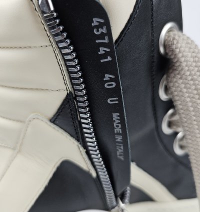 Rick Owens Geobasket Jumbo Laces Sneakers New 40