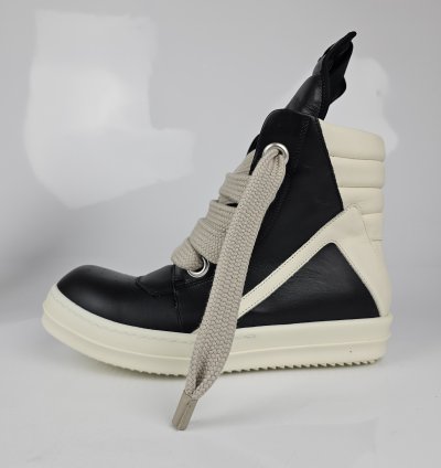 Rick Owens Geobasket Jumbo Laces Sneakers New 40