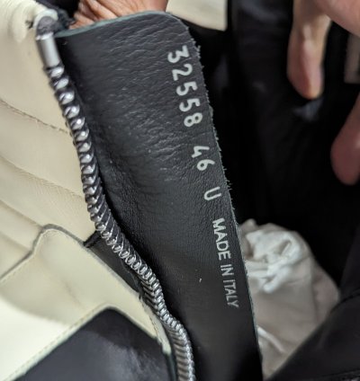 Rick Owens Geobasket Jumbo Laces Sneakers New 46