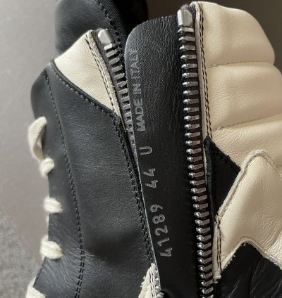 Rick Owens Geobasket LPO black milk UK10 EU44 US11 Brand New