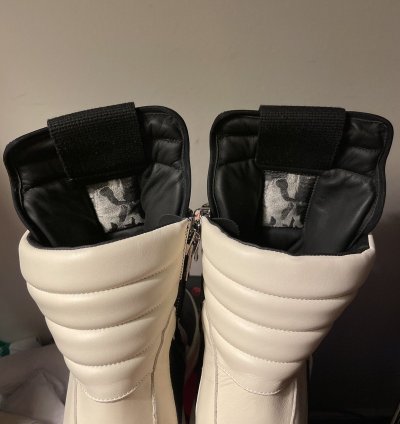 Rick Owens Geobasket LPO black milk UK10 EU44 US11 Brand New