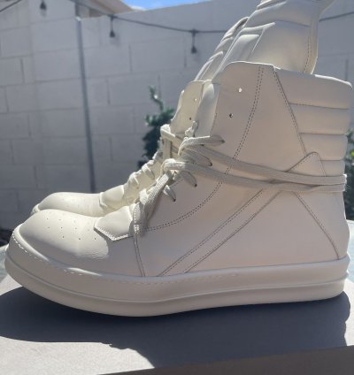 RICK OWENS GEOBASKET MILK