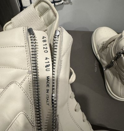 Rick owens geobasket milk size 41 5