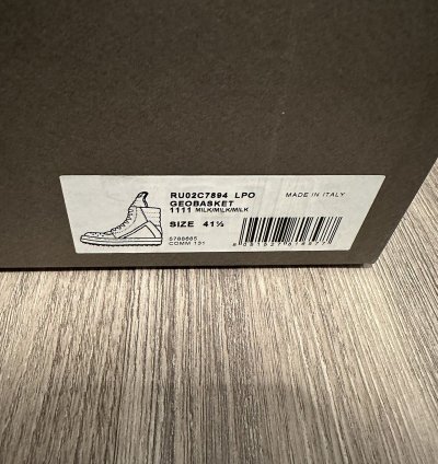 Rick owens geobasket milk size 41 5