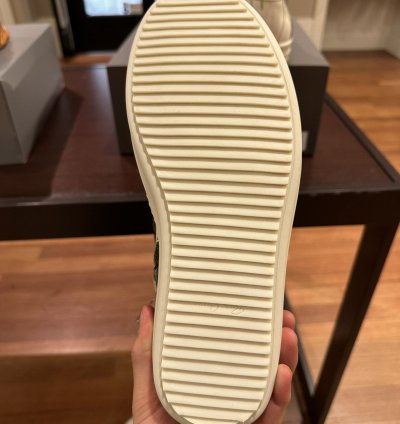Rick Owens geobasket pony hair acid green seeyuh