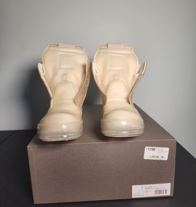 Rick Owens Geobasket Rare Transparent Cow Leather SS23