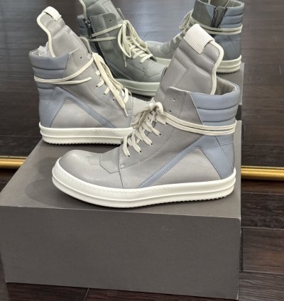Rick Owens Geobasket Reflective Pearl