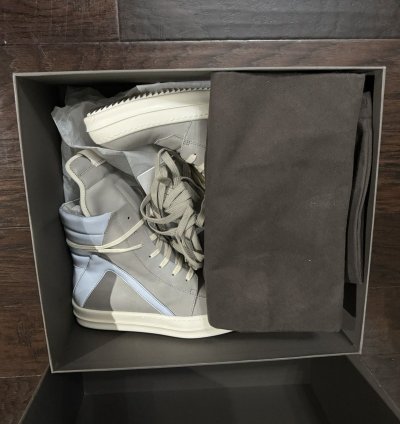 Rick Owens Geobasket Reflective Pearl