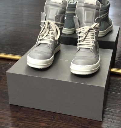 Rick Owens Geobasket Reflective Pearl