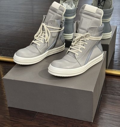 Rick Owens Geobasket Reflective Pearl