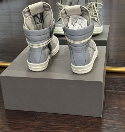 Rick Owens Geobasket Reflective Pearl