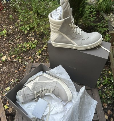Rick Owens geobasket shoes RU01D3894 LCO