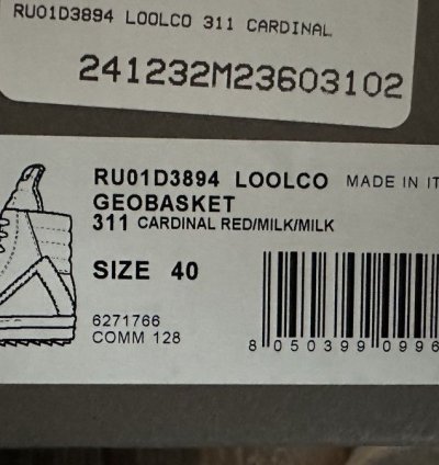 Rick Owens Geobasket Sneaker
