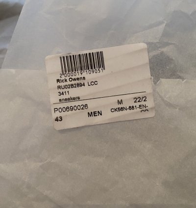 Rick Owens Geobasket Sneaker Suede Leather Dust Milk
