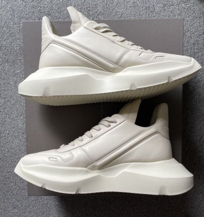 Rick Owens Geth Runner LPO Milk US 9 5 EU 42 5 NEW