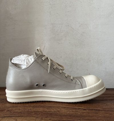 Rick Owens Grey Low Top Ramones