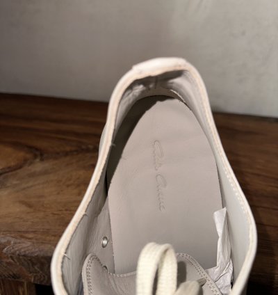 Rick Owens Grey Low Top Ramones