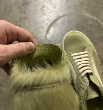 Rick Owens Grinch Pony Hair Vans
