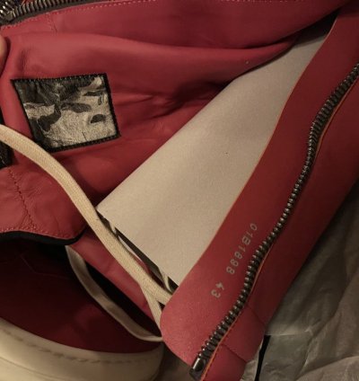 Rick Owens high Bauhaus sneakers