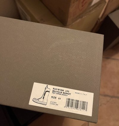 Rick Owens high Bauhaus sneakers